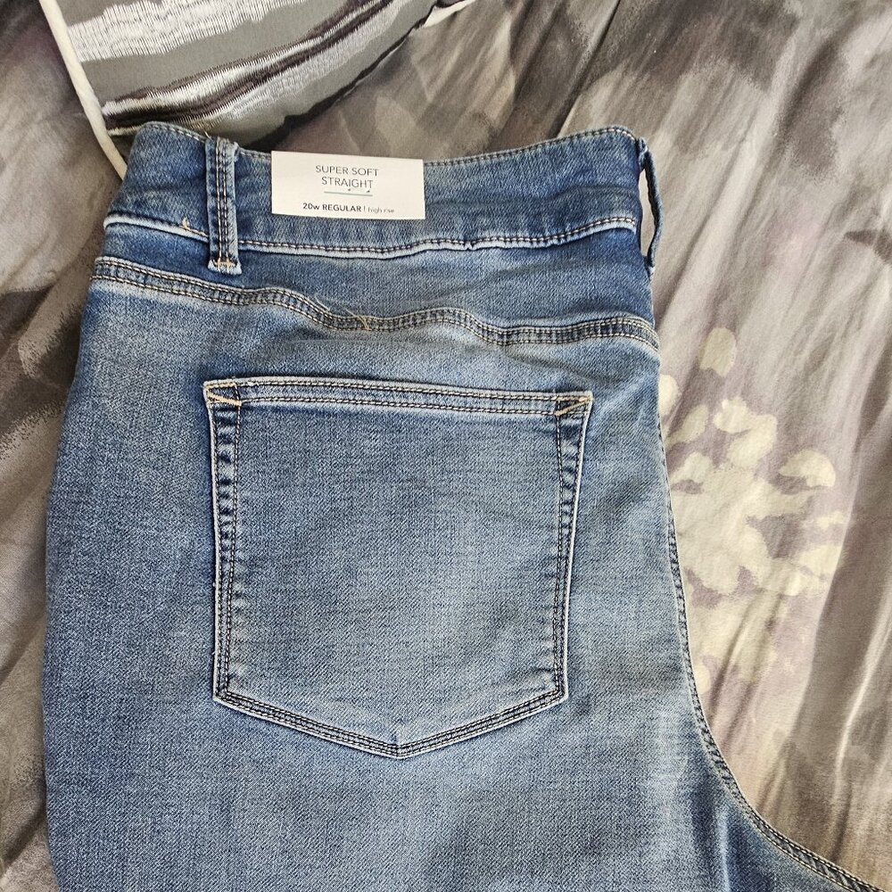 Womens Maurice Button Fly Jeans Size 20 Regular